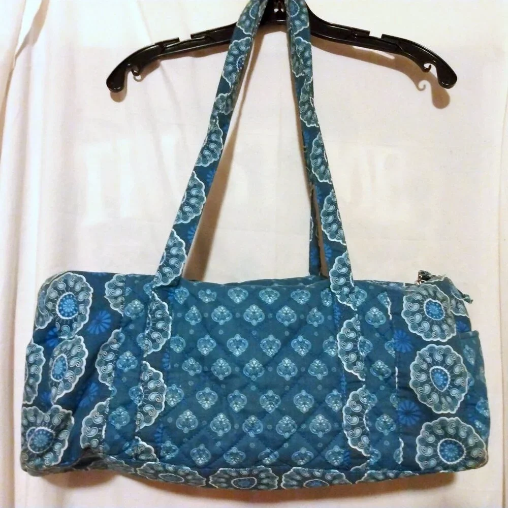 Floral Tote Bag Carryall 16x10x7
